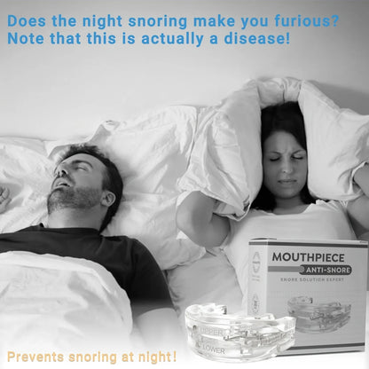 Anti-Snoring Mouthguard|Improves Sleep Teeth Bruxism Sleep and Apnea Snoring Device Stops Snoring