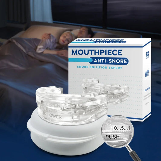 Anti-Snoring Mouthguard|Improves Sleep Teeth Bruxism Sleep and Apnea Snoring Device Stops Snoring